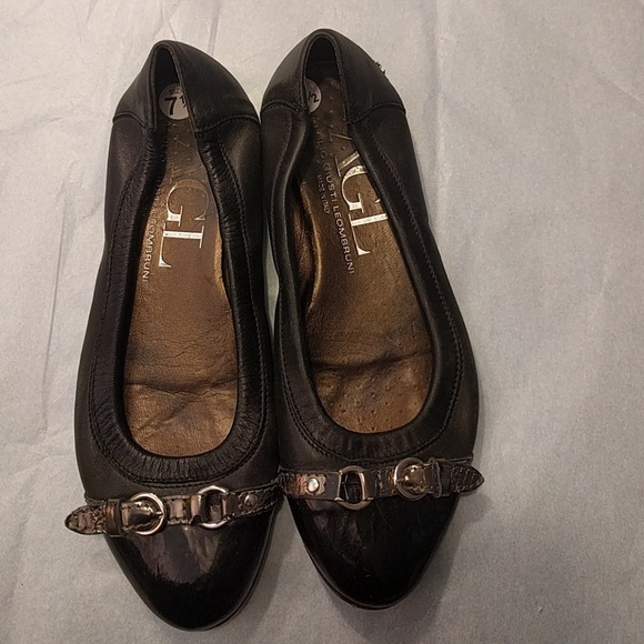 Attilio Giusti Leombruni Cap Toe Ballet Flats - Picture 2 of 5